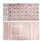 Travel Jewelry Roll Bag Portable Organizer Pouch With Grids&PVC Cover Storage Bags for Necklace