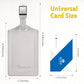 2 Pack Luggage Tags for Suitcases Airplane Travel Essentials (2 Count)