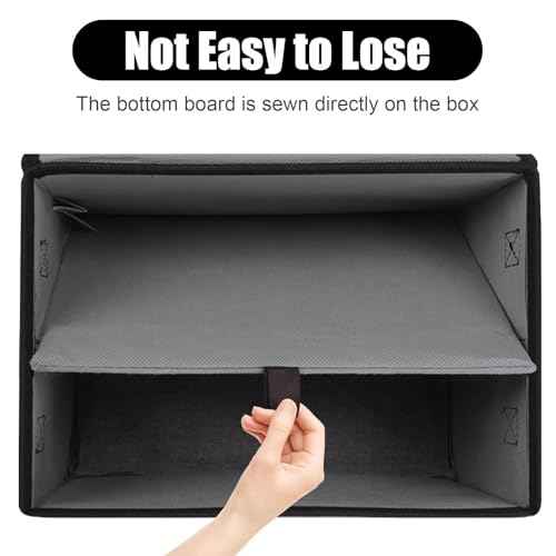 Large 42 Quarts Fabric Storage Bins with Lids [2