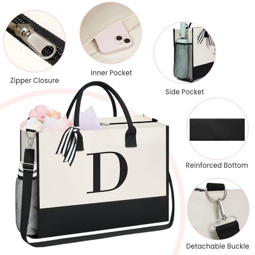 Initial Tote Bag