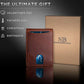 RFID Blocking Slim Bifold Genuine Leather Minimalist Front Pocket Wallets for Men with Money Clip Thin Gift