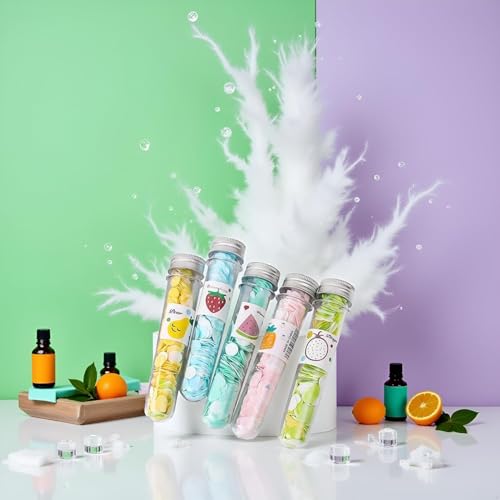 5 Box Multicolor Mini Portable Disposable Travel Paper Soap Sheets Foaming Hand Washing Bath Scented hand soap for Indoor (5 Count)
