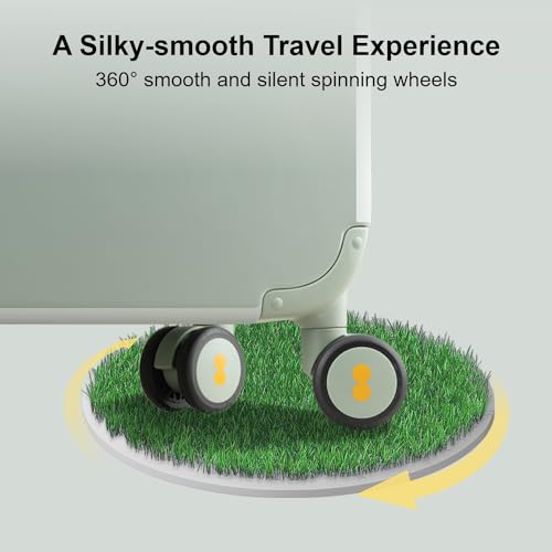 Zipperless Carry On Luggage Airline Approved with Aluminum Frame