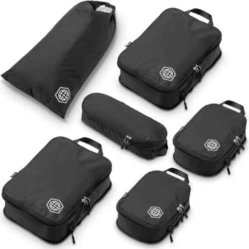 Compression Packing Cubes for Carry (6 Count)