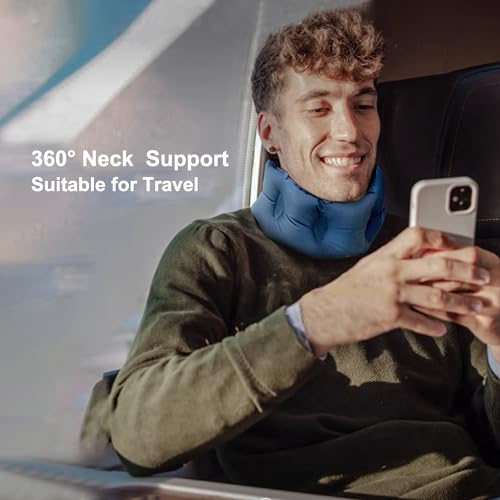 Inflatable Neck Pillow Airplane