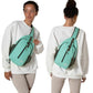 Crossbody Sling Backpack Sling Bag Travel Hiking Chest Bag Daypack