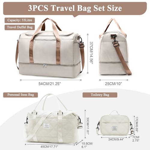 Extra Large Travel Duffle Bag (3 Count)