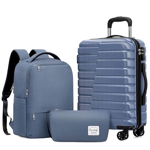 Lightweight Luggage with TSA Lock (3 Count)