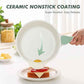 Ceramic Nonstick Saucepan with Lid 1.5 QT