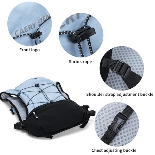 Lightweight Hydration Backpack Running Vest with 1.5L Water Bag