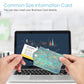 Luggage Tags Privacy Cover ID Label for Travel Bag Suitcase (2 Count)