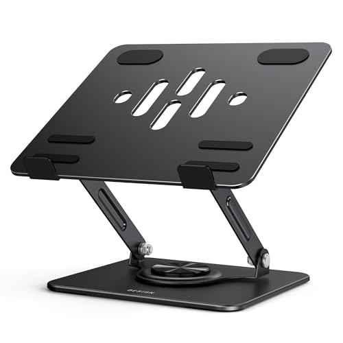 Laptop Stand with 360° Rotating Base