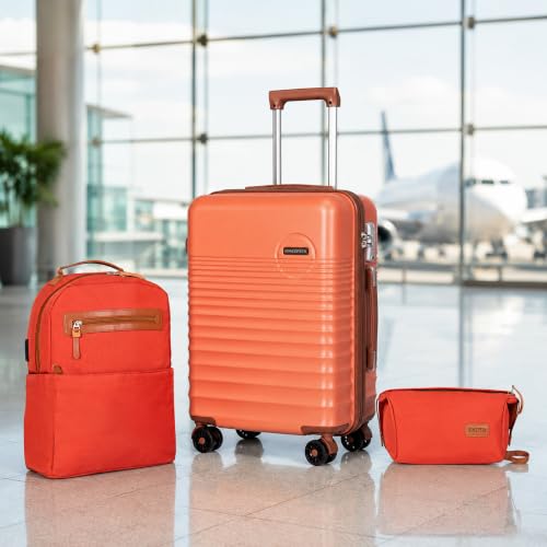 Carry On Luggage 22x14x9 Airline Approved Suitcase with Wheels