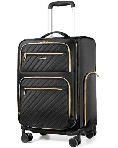 Expandable Softside Carry On Suitcase