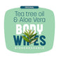 Bar D Cleansing Face & Body Wipes for Women and Men (20 Count)