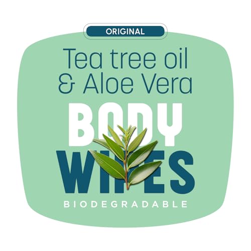 Bar D Cleansing Face & Body Wipes for Women and Men (20 Count)
