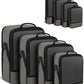 4 PCS Set Compression Packing Cubes for Travel