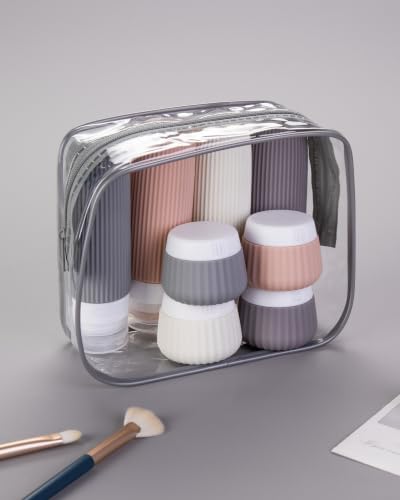 Travel Bottles for Toiletries 8 Pack (8 Count)