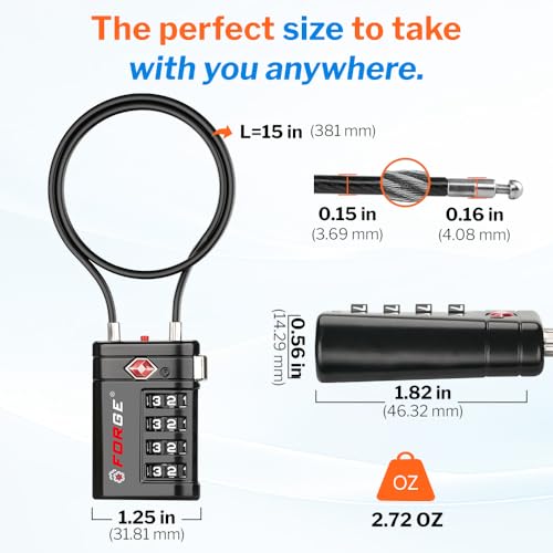 Open Alert TSA Approved Luggage Locks