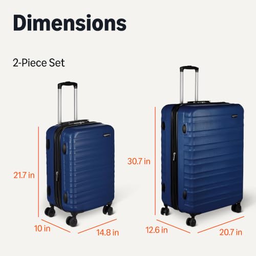 2 Piece Hardside Luggage Set (2 Count)