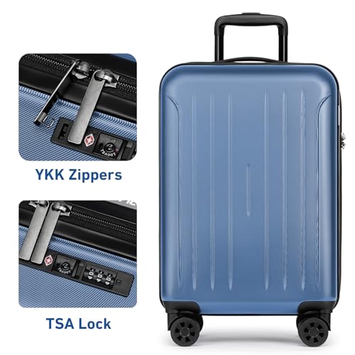 Carry on luggage 22x14x9 Airline Approved Suitcase