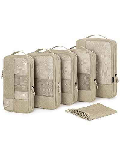 Compression Packing Cubes for Travel (6 Count)