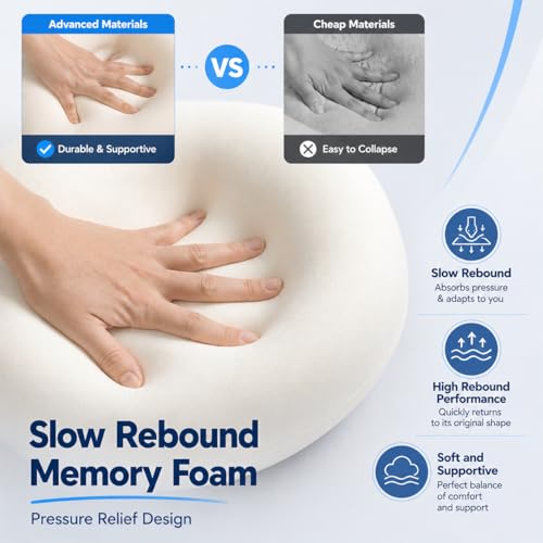 G Shape Memory Foam Travel Pillow