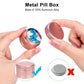 Small Metal Pill Case for Purse