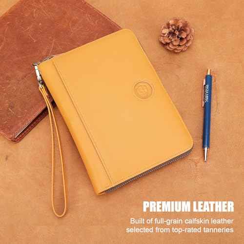 Lorenzo Full Grain Leather Family Passport Wallet for 4