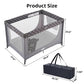 Pack and Play Portable Crib Baby Playpen Foldable Playard for Infant Toddler with Mattress Pad