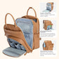 Leather Diaper Bag Backpack