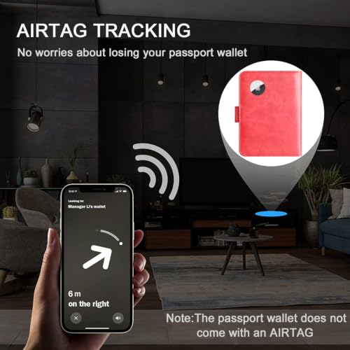 Airtag Passport Holder for Travel
