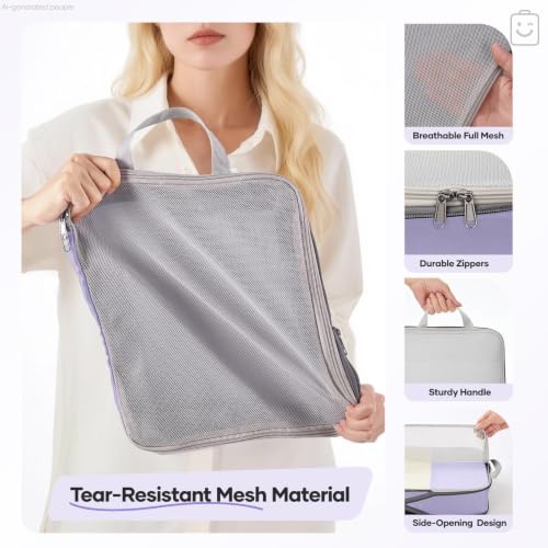9 11 Set Compression Packing Cubes for Travel Essentials (9 Count)