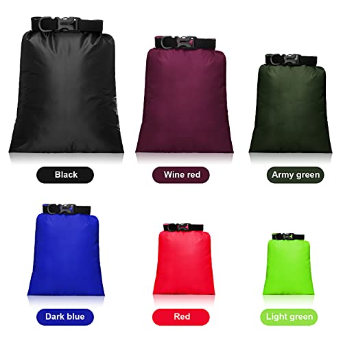 6 Pcs 6 12 Pcs Waterproof Dry Bags (6 Count)