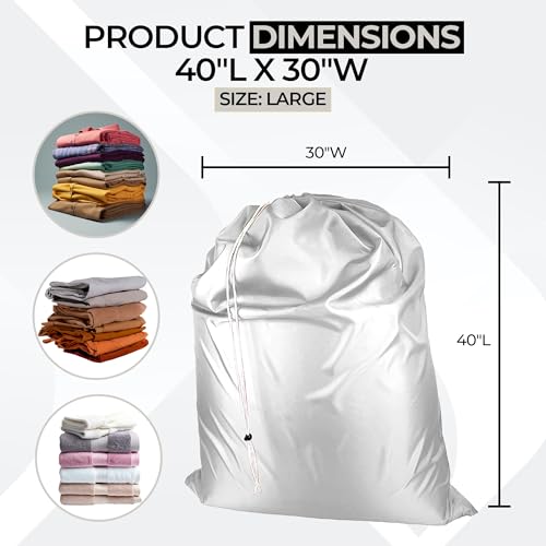 Heavy Duty Jumbo 40" x 50" Nylon Laundry Bag
