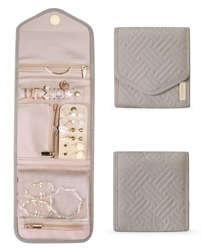 Travel Jewelry Organizer Case Foldable Jewelry Roll