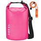 Waterproof Dry Bag Backpack with Emergency Whistle