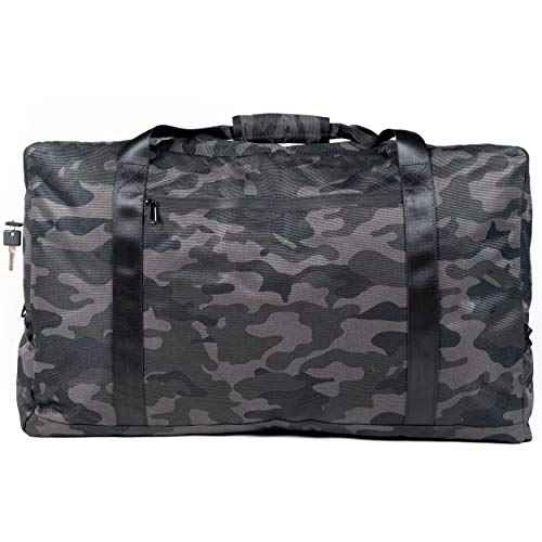 Odor Sealing Large Duffle Bag with Lockable Zipper for Travel Protection