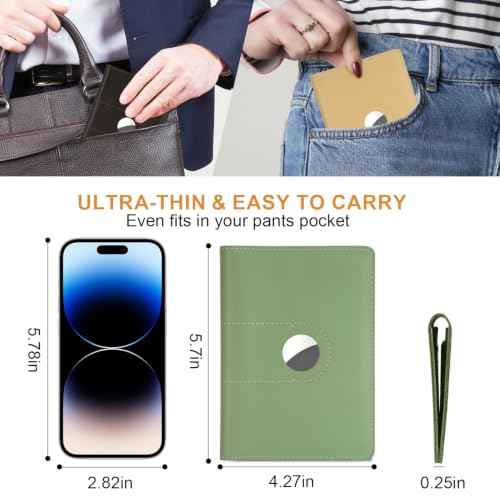 Full Grain Leather Passport Holder Cover for Men and Women Travel