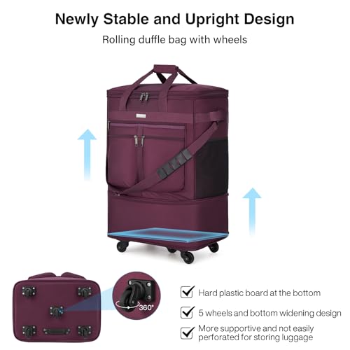 Expandable Luggage Bags for Travel Collapsible Suitcase with Wheels