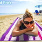 Microfiber Beach Towel with Bag Oversized 71x32 Sand Free 2 Pack (2 Count)