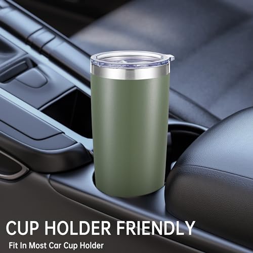 20 oz Tumblers Bulk Stainless Steel Tumbler with Lid (12 Count)