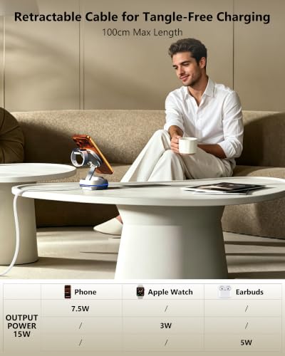 MFI Certified 3 in 1 Magsafe Wireless Charging Station
