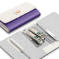 Colorful Manicure Set Practical Pedicure Kits Nail Clippers Personal Care Tools Facial Hair Scissors with Fashion Case