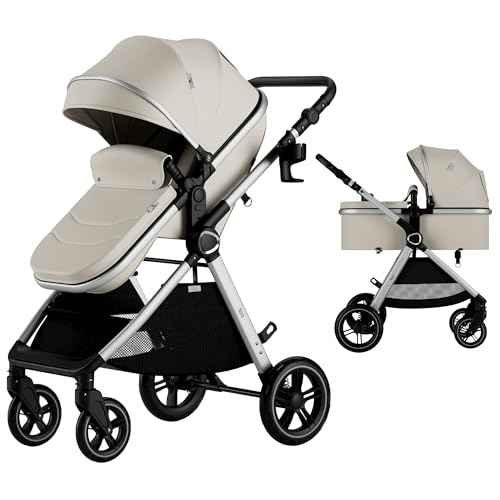 2-in-1 Convertible Baby Stroller for Newborn to Toddler