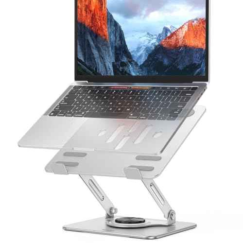 Laptop Stand with 360° Rotating Base