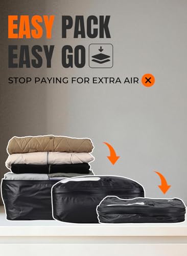Vacuum Bags for Travel with Wireless Pump