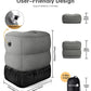 Inflatable Foot Rest Pillow for Airplane Travel