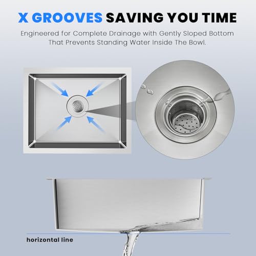20×17 Inch Undermount Kitchen Sink