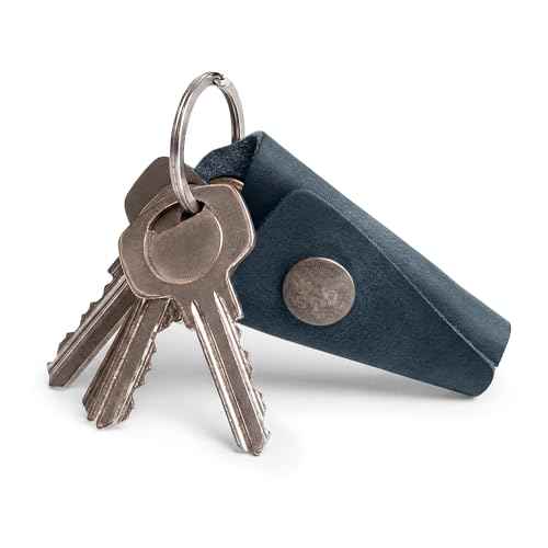 Full Grain Leather Wrap Keychain
